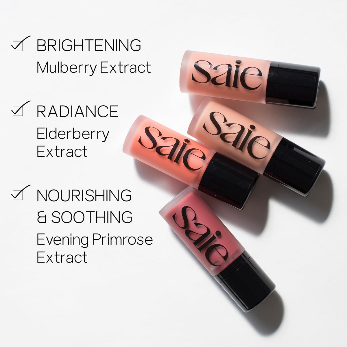 Saie Dew Liquid Blush for Cheeks - Hydrating Cream Blush Stick with a Blendable + Buildable Formula - Skincare Infused Dewy Cheek Tint for a Natural Flush - Glowy Makeup Essential - Sweetie (.40 oz) - Maple Wellness Supplements