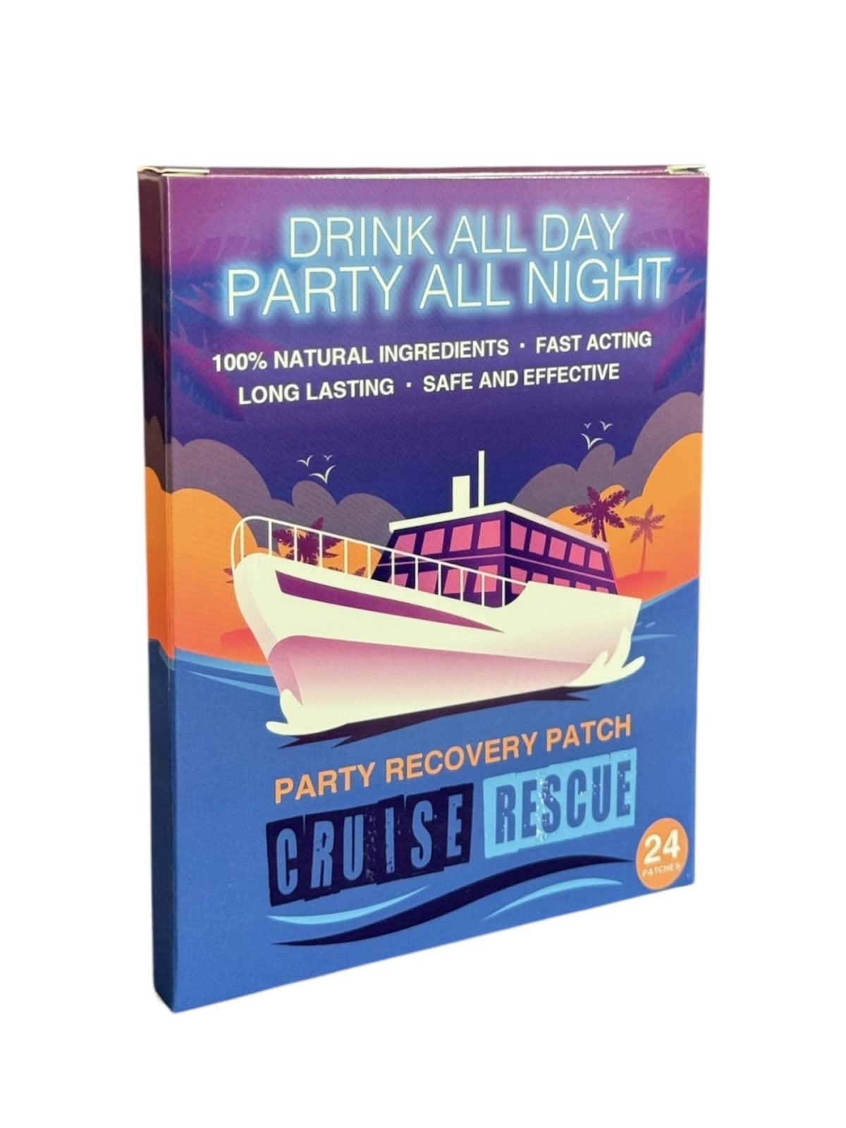 SAILPAK Cruise Rescue Cruise Relief Patch for Cruisers 24 Pack - Maple Wellness Supplements