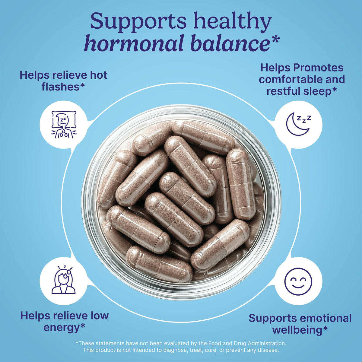 Santo Remedio Hormonal Balance for Women | Menopause Support for Hot Flashes, Night Sweats & Mood Swings | Hormone-Free Formula with Siberian Rhubarb, Chaste Tree & DIM | Doctor Juan Rivera Product - Maple Wellness Supplements