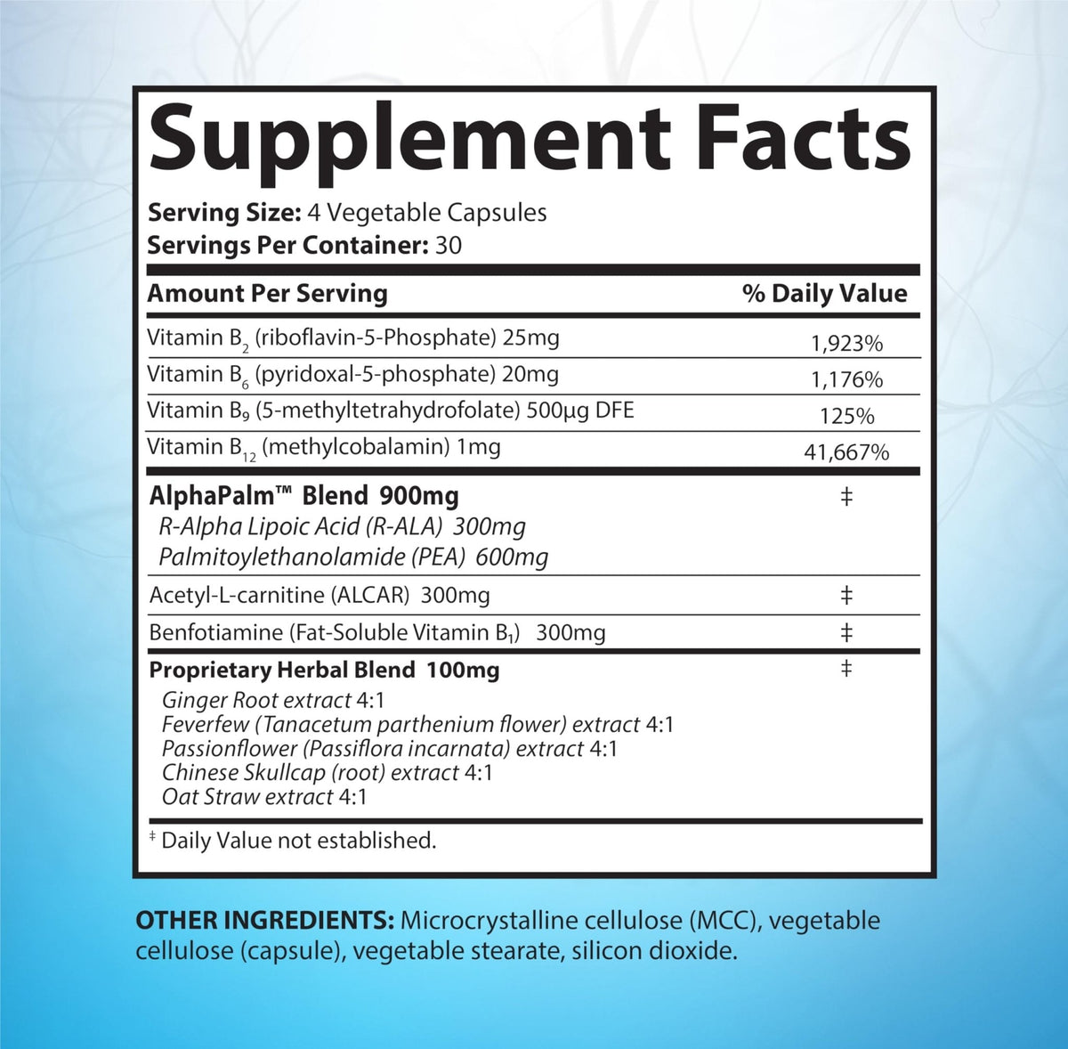 SciatiEase Sciatic Nerve Health Support Supplement - Nerve Support Formula with AlphaPalm, Pea, Vitamin B Complex, Alpha Lipoic Acid 300mg - 120 Capsules - Maple Wellness Supplements