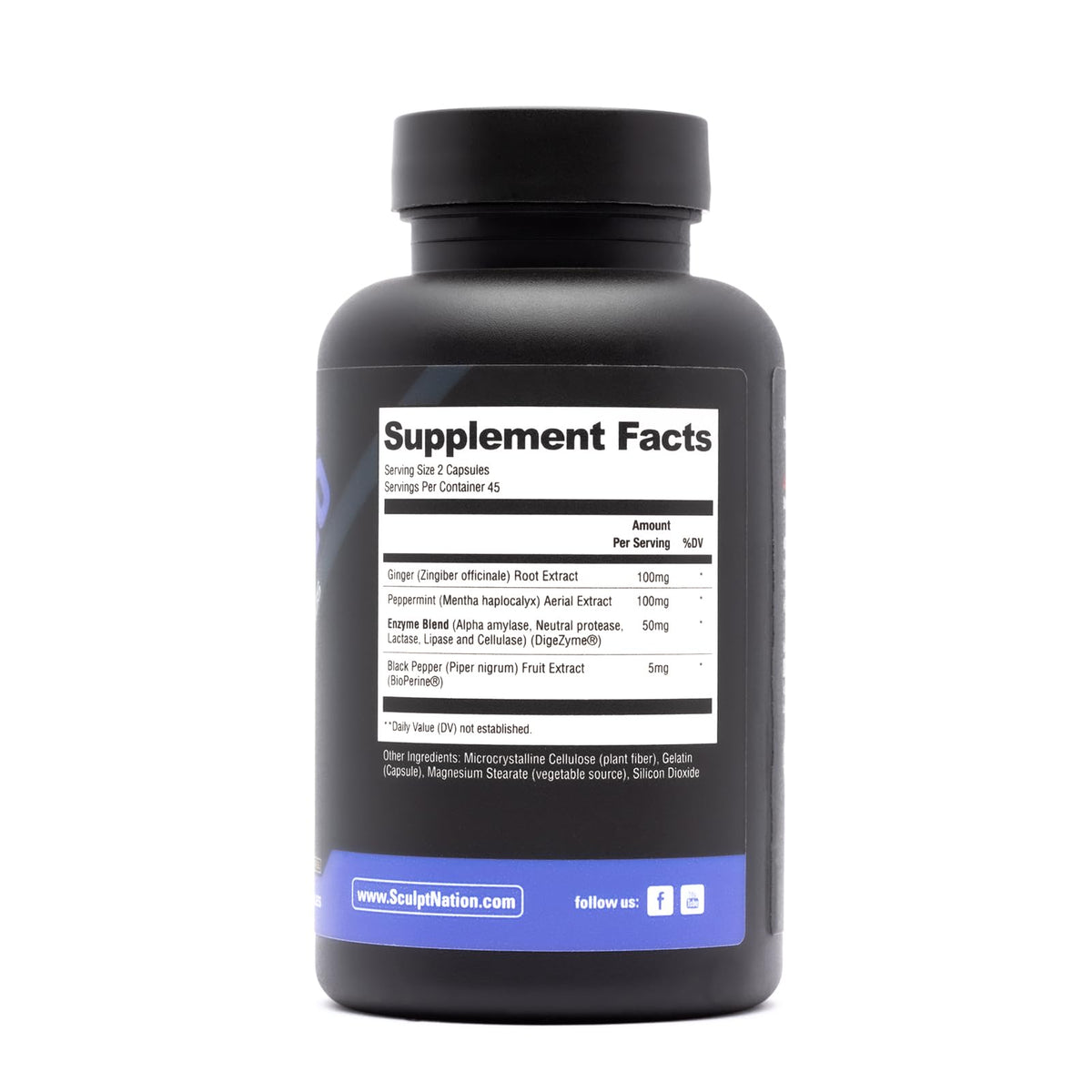Sculpt Nation by V Shred Digestive Enzymes - Multi Enzyme for Digestion and Gut Health - Maple Wellness Supplements