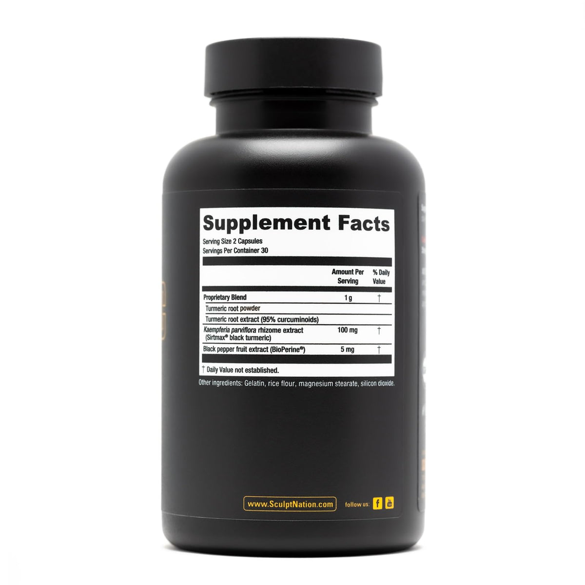 Sculpt Nation by V Shred Powerful Turmeric Supplement - Turmeric Curcumin - Maple Wellness Supplements