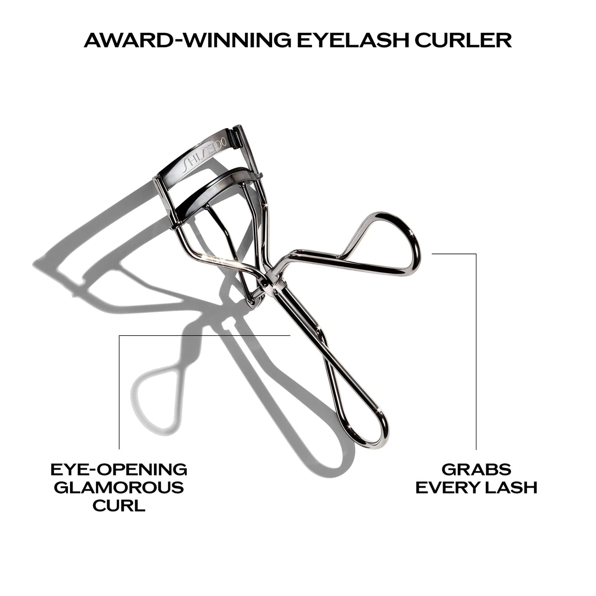 Shiseido Eyelash Curler - Crimps & Curls Lashes for Perfect, Eye-Framing Fringe - Gentle & Safe - Includes Replacement Pad - Maple Wellness Supplements