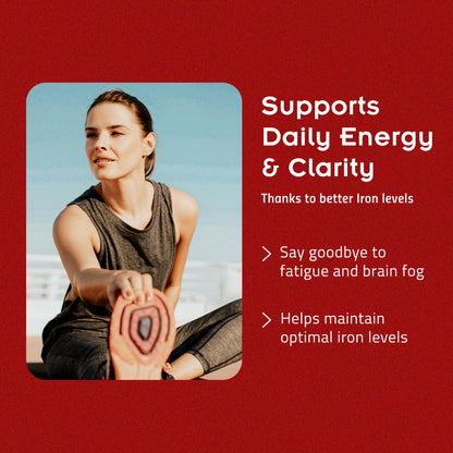 SiderAL Forte Iron Supplement Clinically Proven to Increase Levels Without Side Effects | Sucrosomial High Absorption Gentle Iron Pills for Women and Men | Vitamin C | Anemia & Energy Support | 30 ct - Maple Wellness Supplements