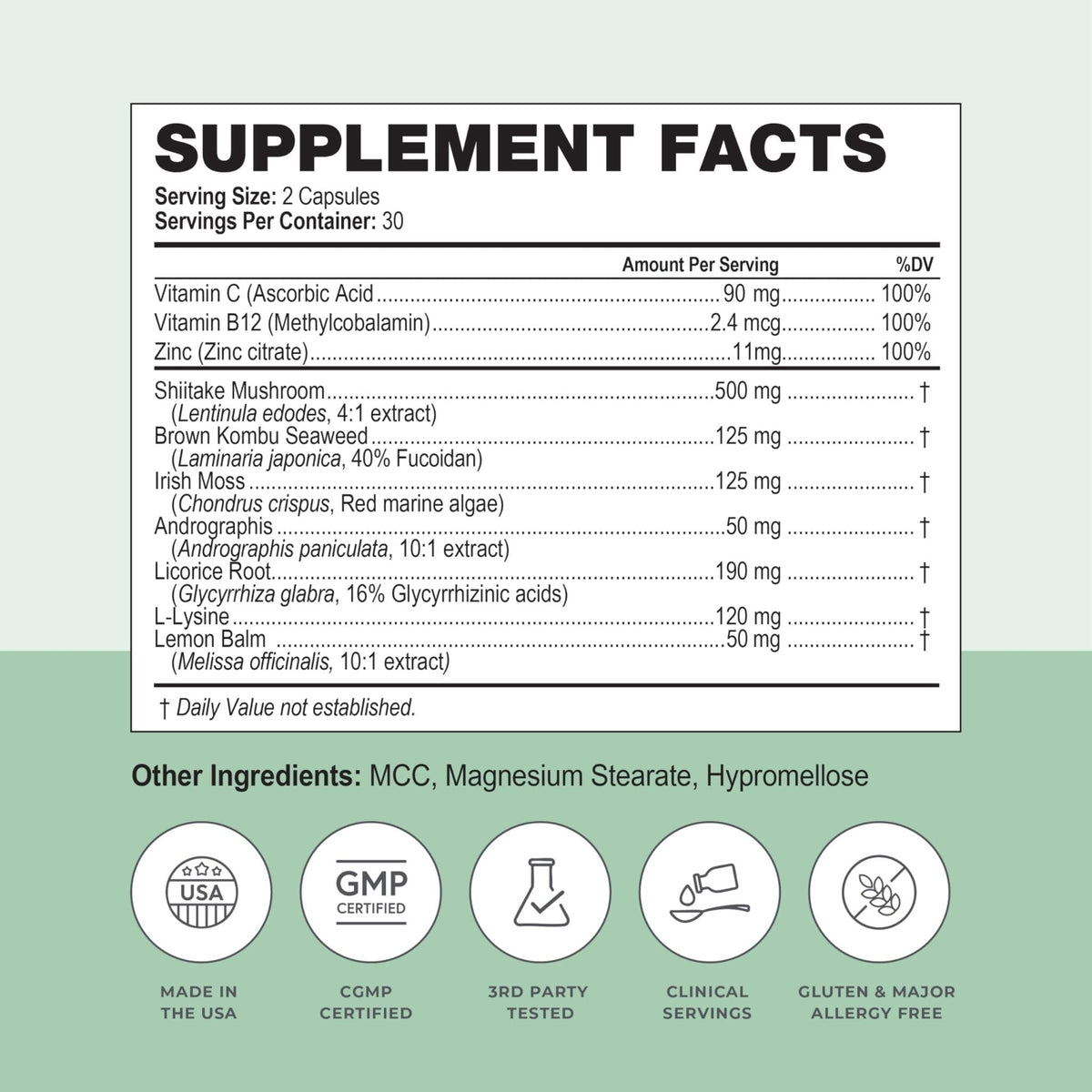 Simplix | Natural Supplement to Strengthen The Immune System | Respond to Outbreaks | Source of Highly Researched Mushroom & Seaweed Polysaccharides 60 Veggie Capsules (3 Pack) (180 Count) - Maple Wellness Supplements