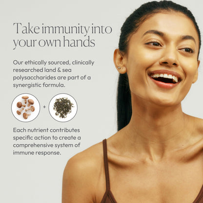 Simplix | Natural Supplement to Strengthen The Immune System | Respond to Outbreaks | Source of Highly Researched Mushroom & Seaweed Polysaccharides 60 Veggie Capsules (1 Pack) - Maple Wellness Supplements