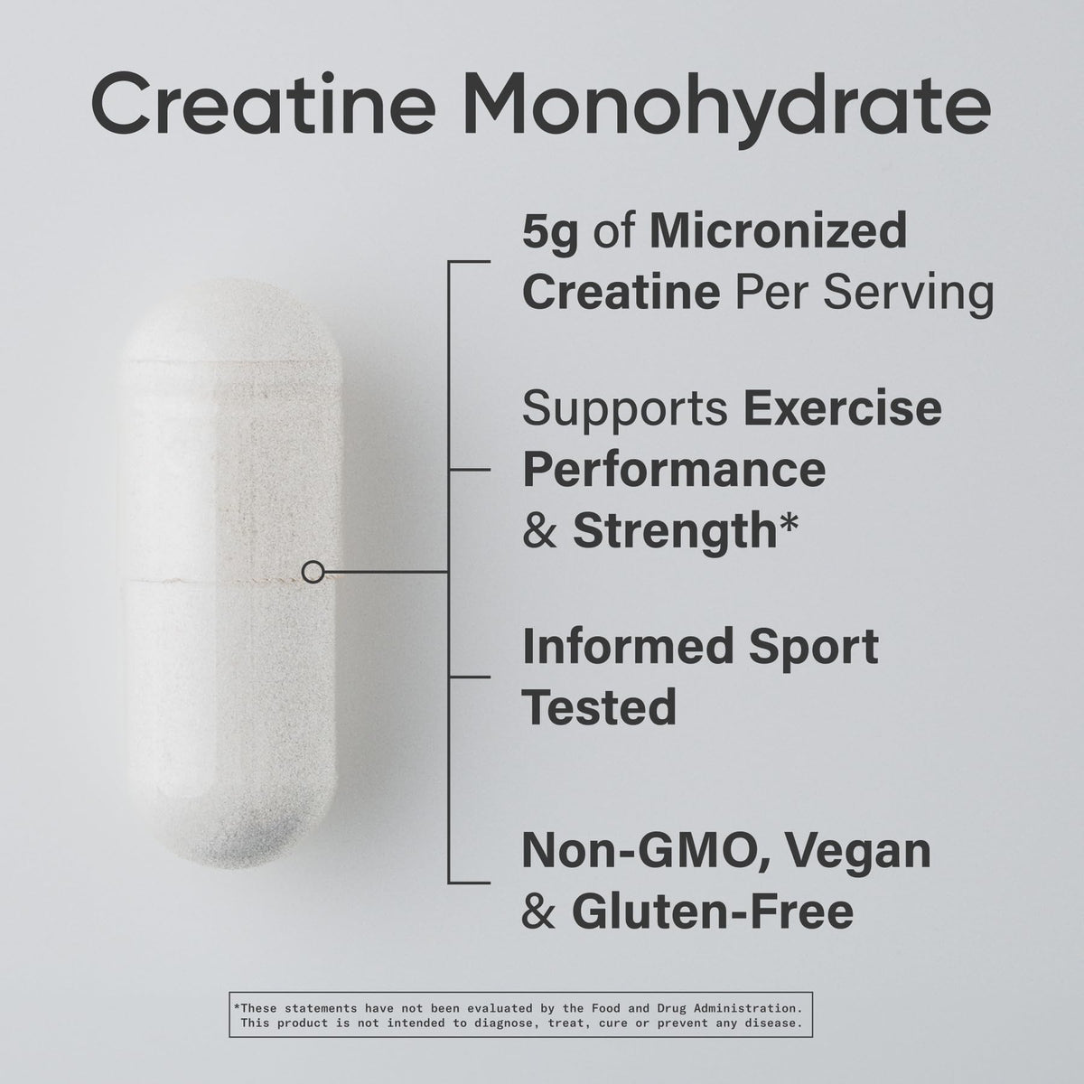 Sports Research® Creatine Monohydrate Capsules - Supports Workout Recovery, Lean Muscle gain, Performance and Strength* - Non-GMO, Vegan Certified - 5g per Servings - 30 Servings - Maple Wellness Supplements