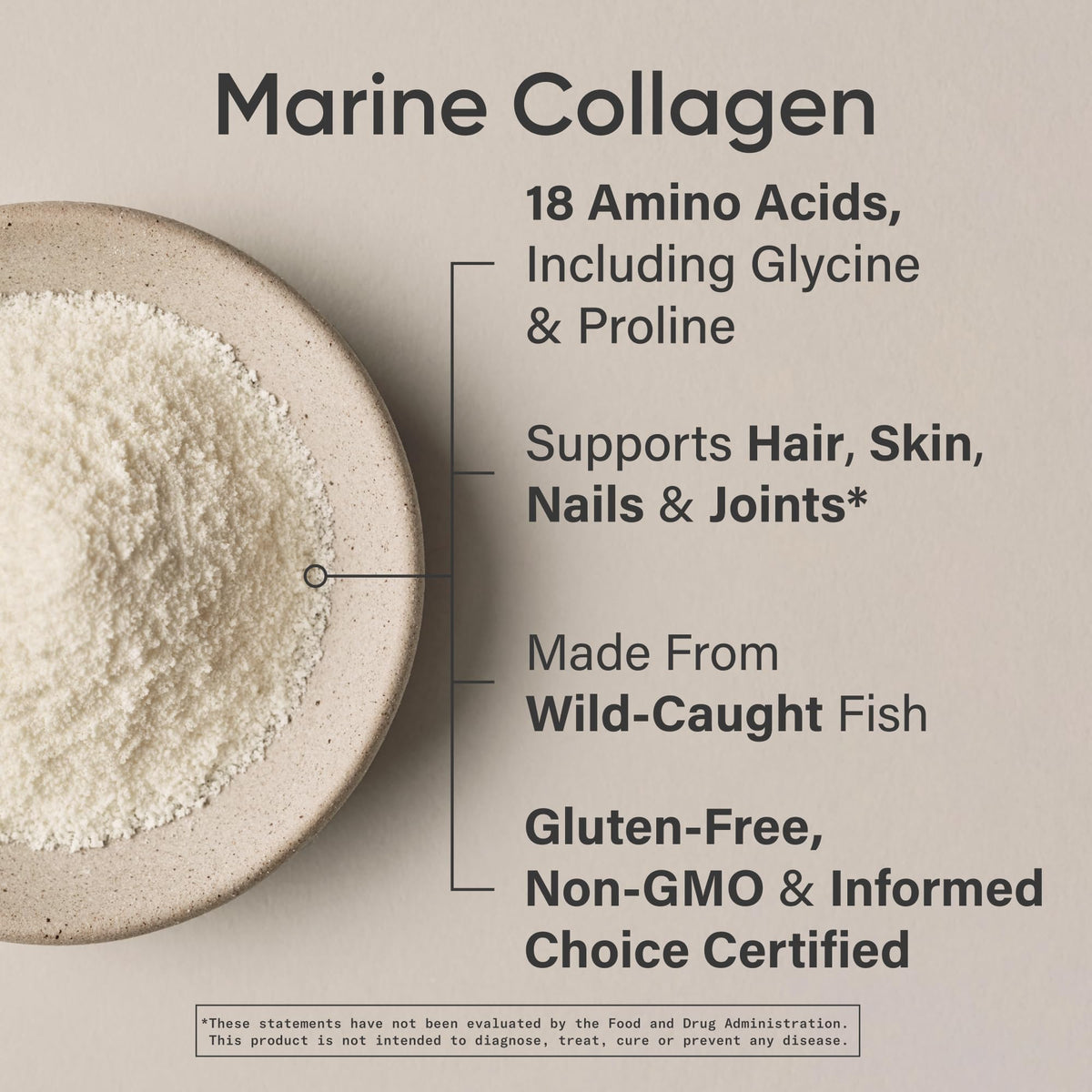 Sports Research Marine Collagen Peptides Powder - Sourced from Wild-Caught Fish, Pescatarian Friendly, Keto Certified & Non-GMO Tested - Maple Wellness Supplements