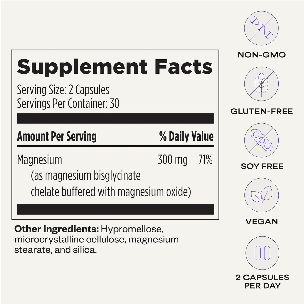 Suppgrade Labs Magnesium 101 by Dave Asprey | Daily Support for Sleep, Metabolism, Relaxation, & Heart Health | 300 mg Chelated Magnesium Bisglycinate | High Absorption Magnesium | 30 Day Supply - Maple Wellness Supplements