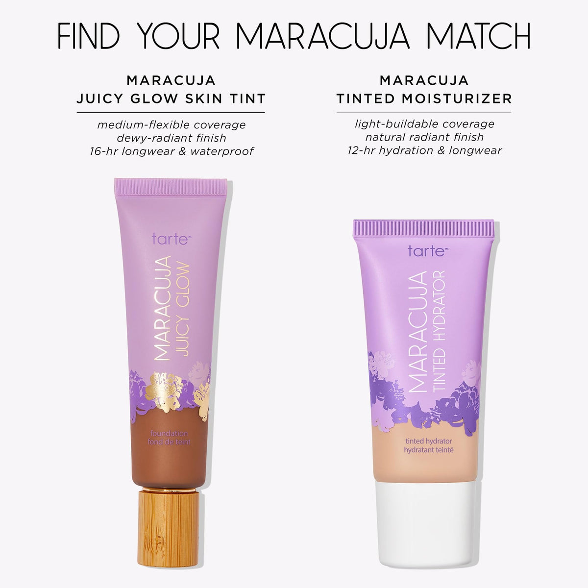 tarte maracuja tinted moisturizer – Lightweight Sheer Foundation with Buildable Longwear Coverage, Hyaluronic Acid for Hydrated Skin, Vegan & Cruelty-Free, full size, 10N fair neutral - Maple Wellness Supplements