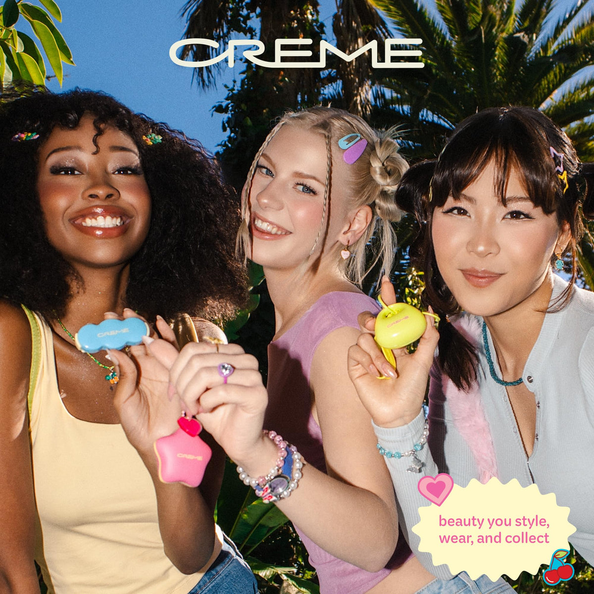 The Crème Shop Shimmer Pop Clip-On Lip Gloss | Korean Makeup, Cute Clip Accessory, Hydrating, Non-Sticky, Shea Butter, Hyaluronic Acid, Vitamine E- Gravity Glow - Maple Wellness Supplements