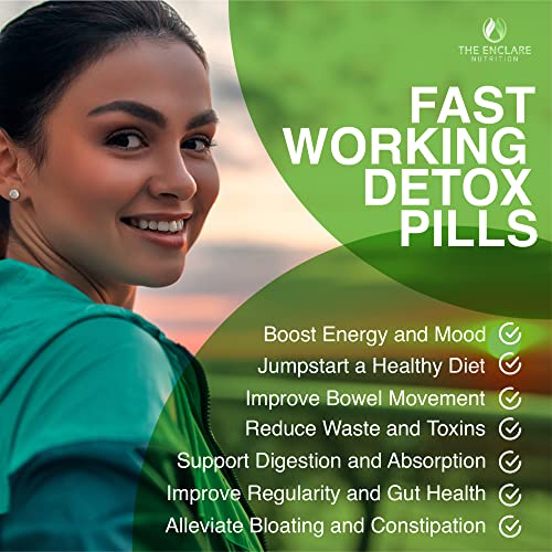 THE ENCLARE NUTRITION Colon Cleanser Detox. Premium 15 Day Fast-Acting Diet Pills - Maple Wellness Supplements