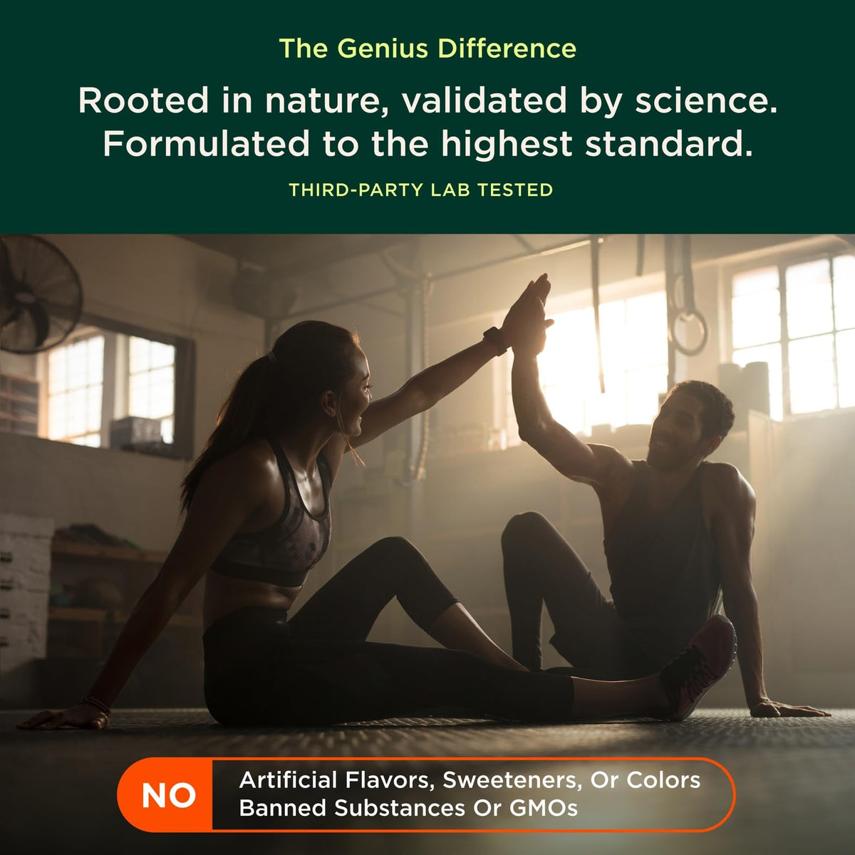 The Genius Brand Genius Electrolytes - Electrolyte Powder for Active Lifestyles - Supports Hydration, Energy, Endurance, Muscle Growth & Recovery - Lemon Lime - 30 Servings - Maple Wellness Supplements