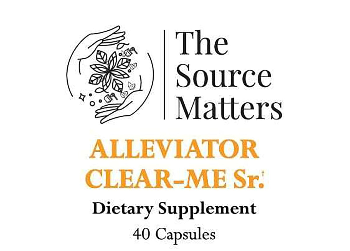 The Source Matters Alleviator Clear-ME SR Seasonal Allergy Relief and Immune Support | Quercetin, Bromelain, Stinging Nettles, NAC, and Vitamin C (40 Capsules) - Maple Wellness Supplements