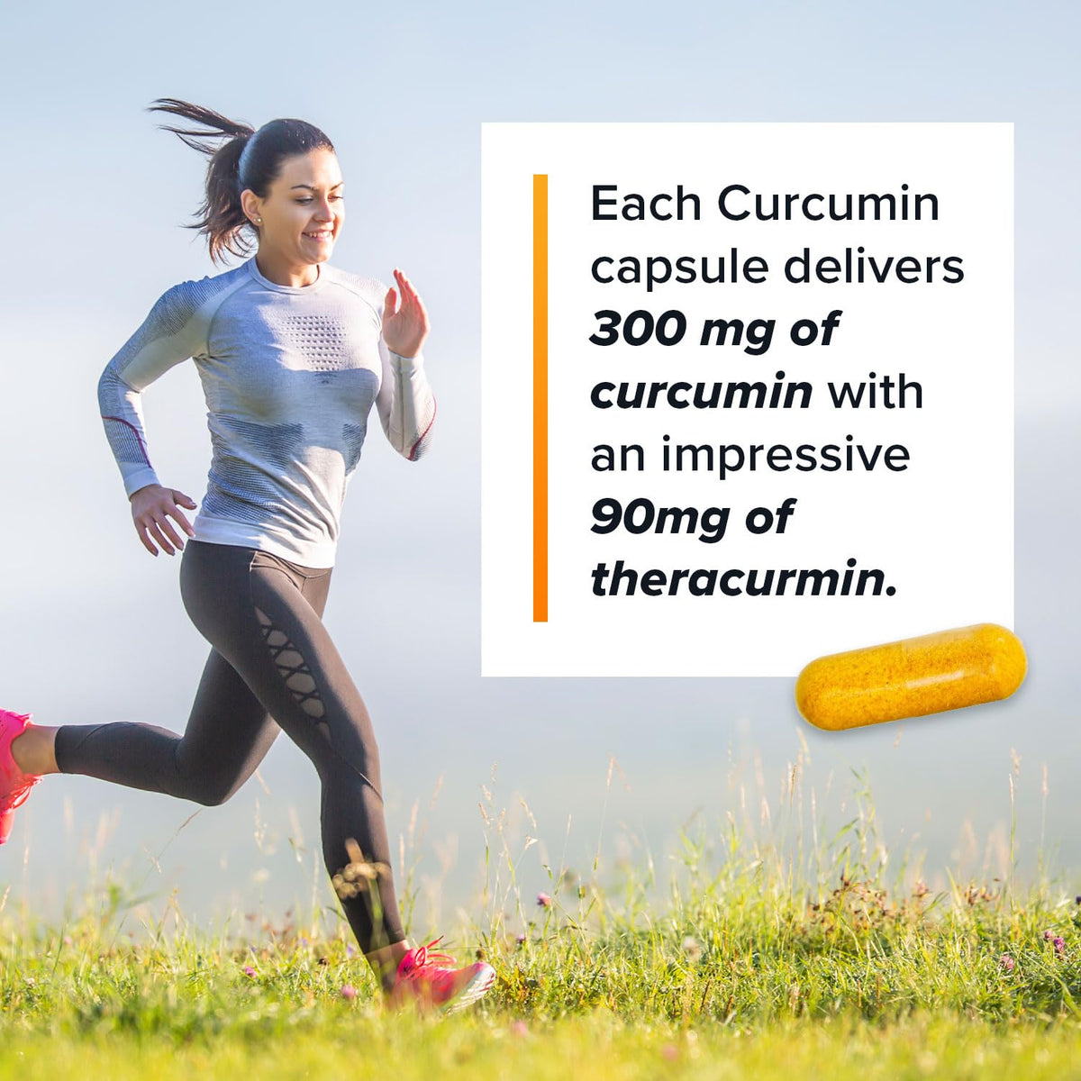 Theracurmin Turmeric Curcumin Supplement, 120 Count, High Absorption Turmeric & Curcumin - Joint Supplement for Men and Women - 42.6X More Bioavailablity - Maple Wellness Supplements
