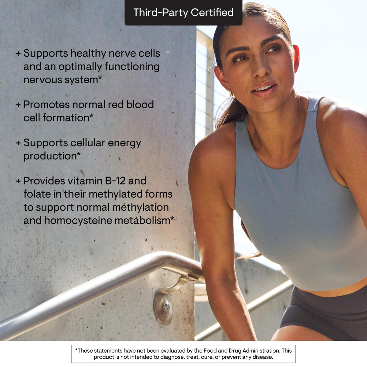 THORNE - B-Complex 12 - Vitamin B Complex with Choline Supplement - Supports Cellular Energy Production & a Healthy Nervous System* - Third-Party Certified - Maple Wellness Supplements