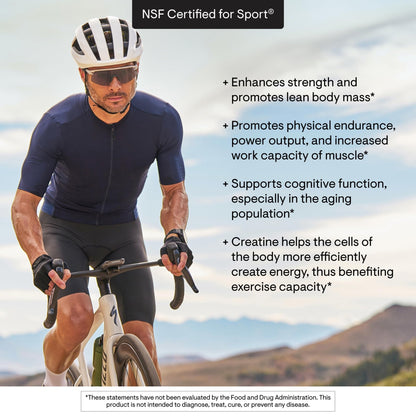 THORNE Creatine - Micronized Creatine Monohydrate Powder - Support for Muscles & Cognitive Function* - for Women & Men - Strawberry - NSF Certified for Sport - 5 g per Serving - 60 Servings - Maple Wellness Supplements