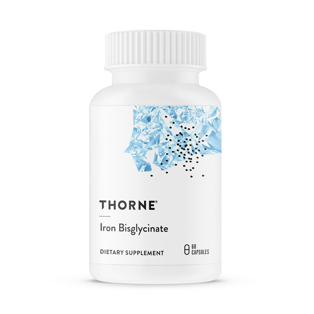 THORNE - Iron Bisglycinate - 25 mg Iron Supplement for Enhanced Absorption Without Gastrointestinal Side Effects* - NSF Certified for Sport - Gluten-Free - 60 Servings - Maple Wellness Supplements