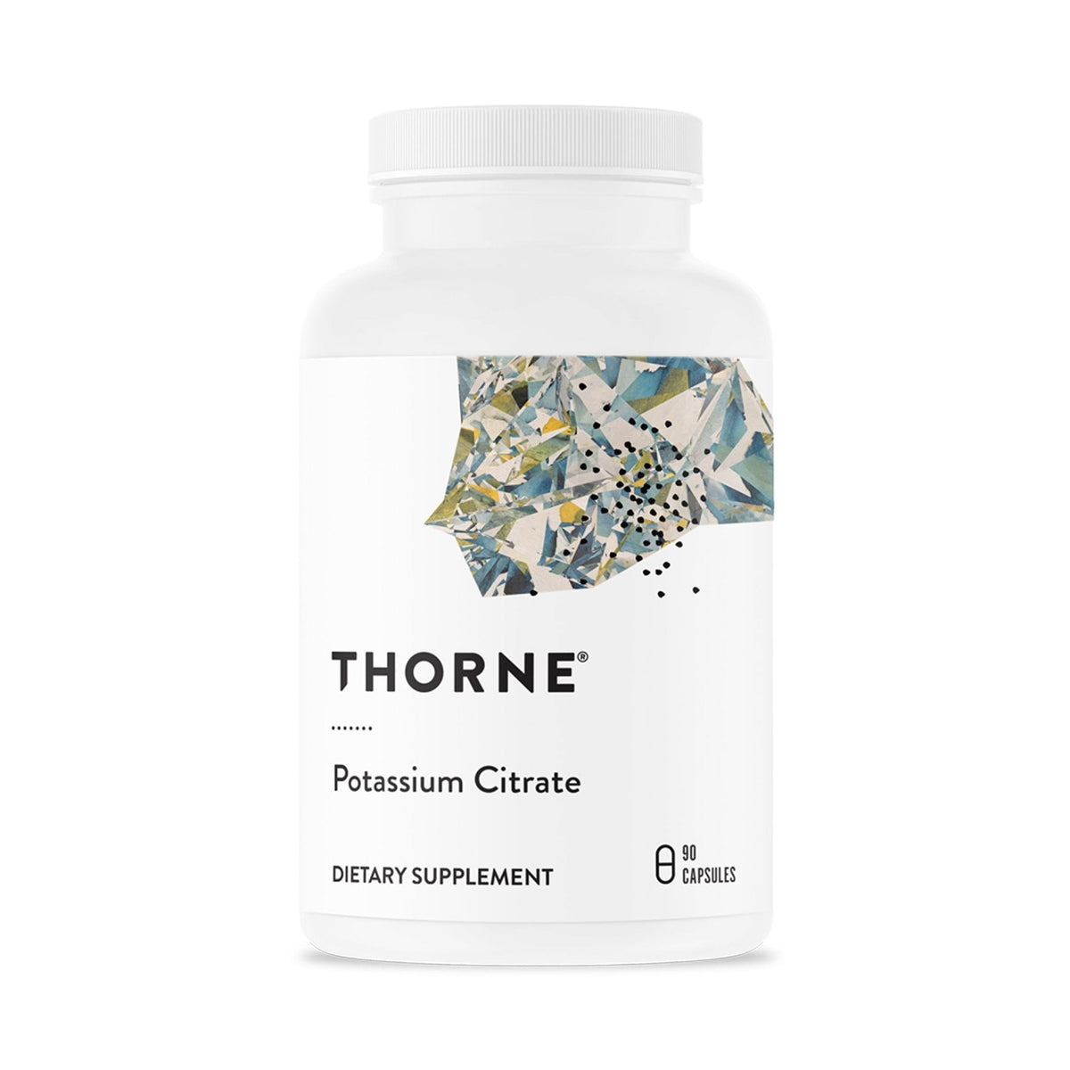 THORNE - Potassium Citrate - Essential Electrolyte Supplement for Muscle Function, Heart Health, Nerve Function & Urinary Tract Health Support* - Third-Party Certified - Gluten-Free - 90 Capsules - Maple Wellness Supplements