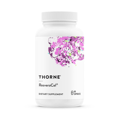 THORNE - ResveraCel - Nicotinamide Riboside with Quercetin Phytosome & Resveratrol - Supports Healthy Aging, Methylation, Cellular Energy Production & Metabolism - Maple Wellness Supplements