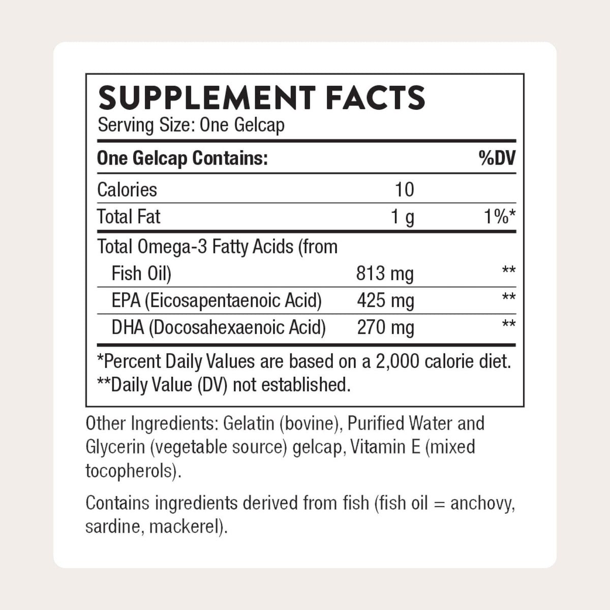 THORNE - Super EPA - Omega-3 Fatty Acids EPA 425mg & DHA 270mg Supplement - Support Brain, Cardiovascular, Joints & Skin* - Gluten, Dairy & Soy-Free - 90 Gelcaps - Maple Wellness Supplements