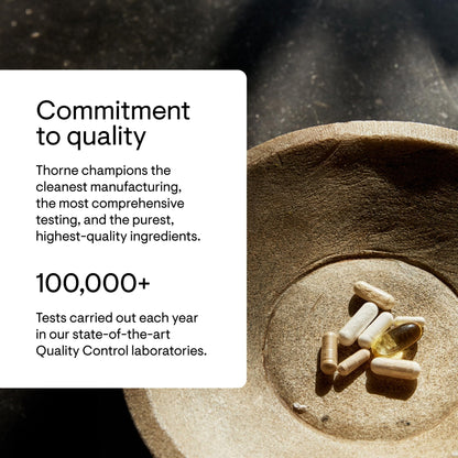 THORNE - Trace Minerals - Optimally Absorbed, Chelated Mineral Supplement with Zinc, Boron, Selenium, Chromium & Manganese - Third-Party Certified - Maple Wellness Supplements