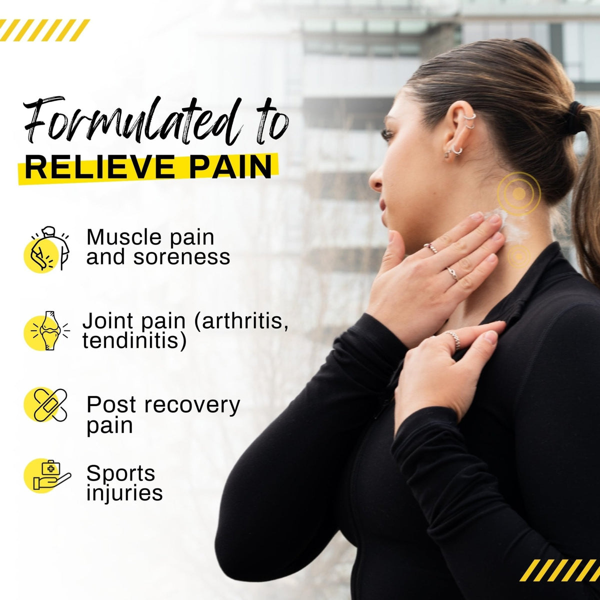 TIDL Cryotherapy Pain Relief Cream, 3 Oz, Targeted Neck Pain, Joint & Muscle Pain Relief with Organic, Plant-Based Menthol, Instant Cooling for Sport & Post Workout Full Body Recovery - Maple Wellness Supplements