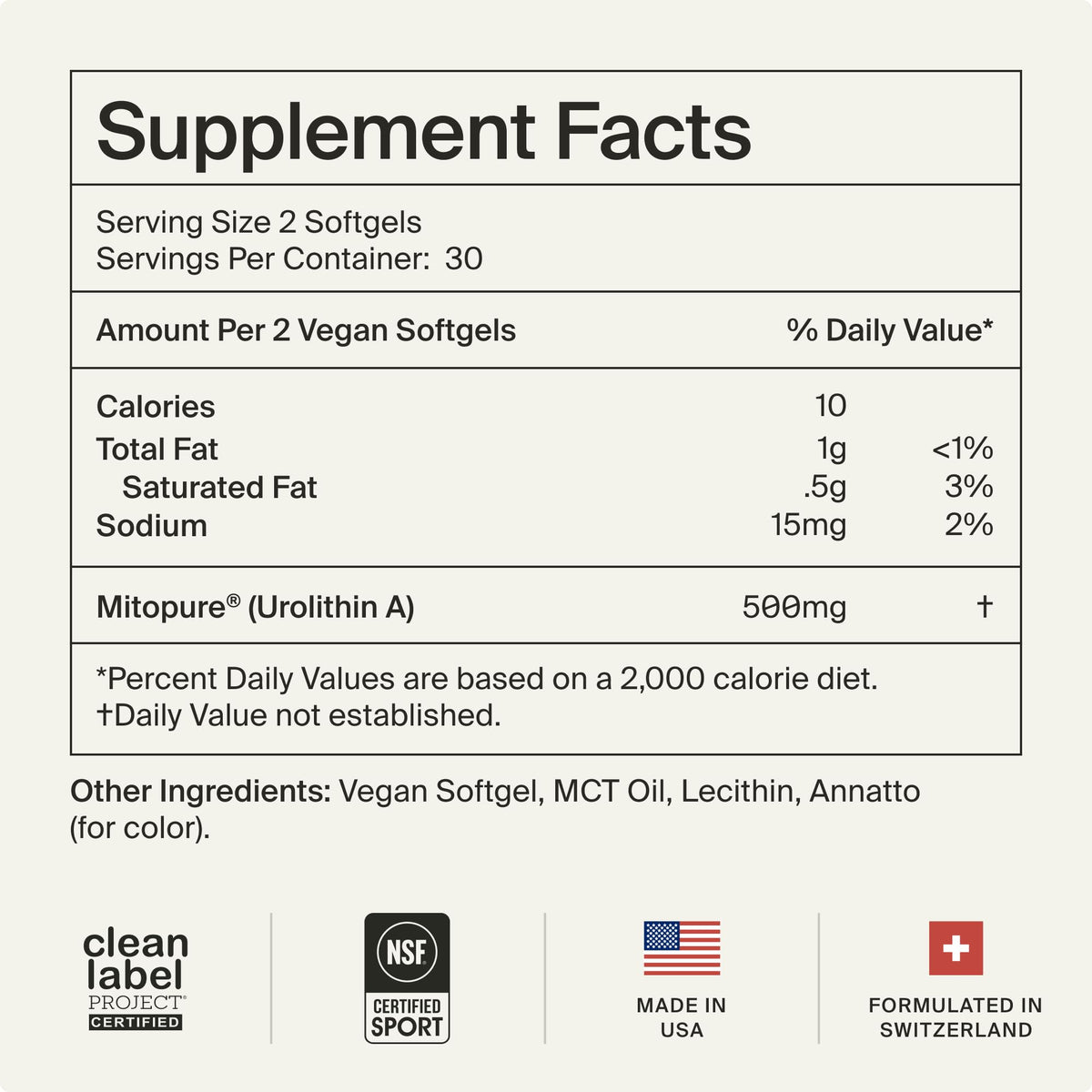 Timeline Mitopure Urolithin A Supplement Softgels - Clinically Proven Support for Healthy Aging and Cellular Renewal - Maple Wellness Supplements