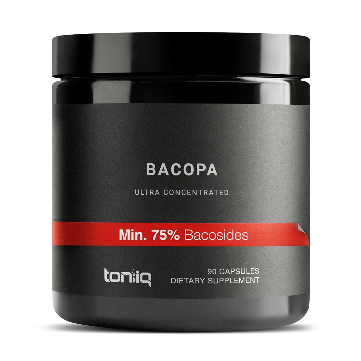Toniiq Bacopa - Ultra High Potency 45:1 Extract with 75% Bacosides - Highly Concentrated - Third-Party Lab Tested - 90 Capsules - Maple Wellness Supplements