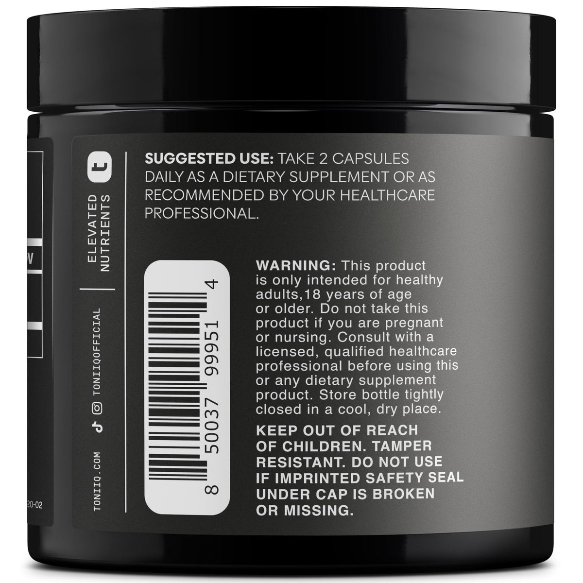 Toniiq Fadogia Agrestis - Ultra High Potency 30:1 Extract - 1200mg Per Serving - Highly Concentrated - Third-Party Lab Tested - 120 Capsules - Maple Wellness Supplements
