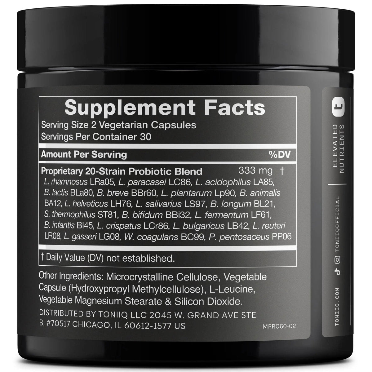 Toniiq Mens Probiotic with 20 Verified Strains – 200 Bilion CFU + 200mg FOS Prebiotic – Mens Probiotics for Gut Health - Cold-Chain & Delayed-Release – Lab-Tested Synbiotic Formula - Maple Wellness Supplements