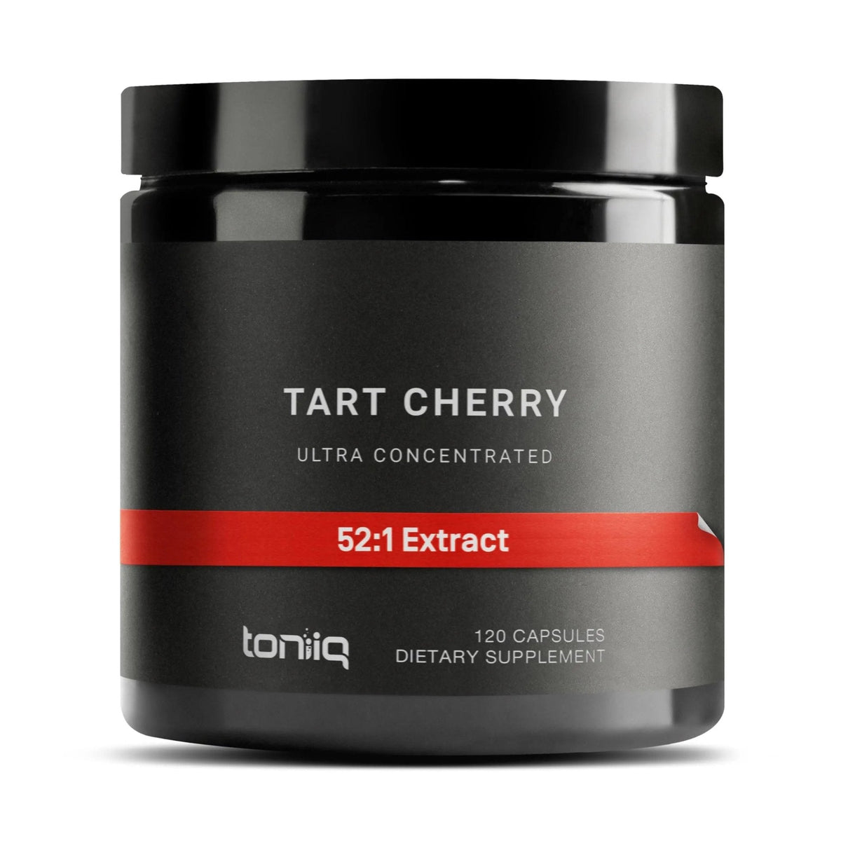 Toniiq Tart Cherry Capsules - Ultra High Potency 52:1 Extract - Highly Concentrated - Third-Party Lab Tested for Purity & Quality - 120 Capsules - Maple Wellness Supplements