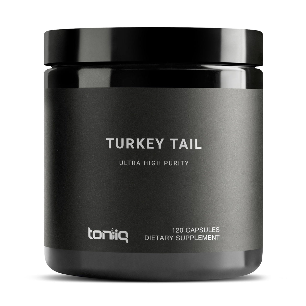 Toniiq Turkey Tail Mushroom Capsules - Ultra High Potency with 20% Beta Glucans - Highly Concentrated - Third-Party Lab Tested - 120 Capsules - Maple Wellness Supplements