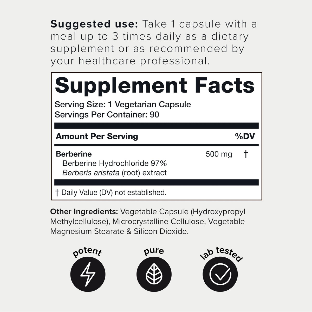 Toniiq Ultra High Strength Berberine HCl 500mg from The Himalayas - Berberine Suppleme - Maple Wellness Supplements
