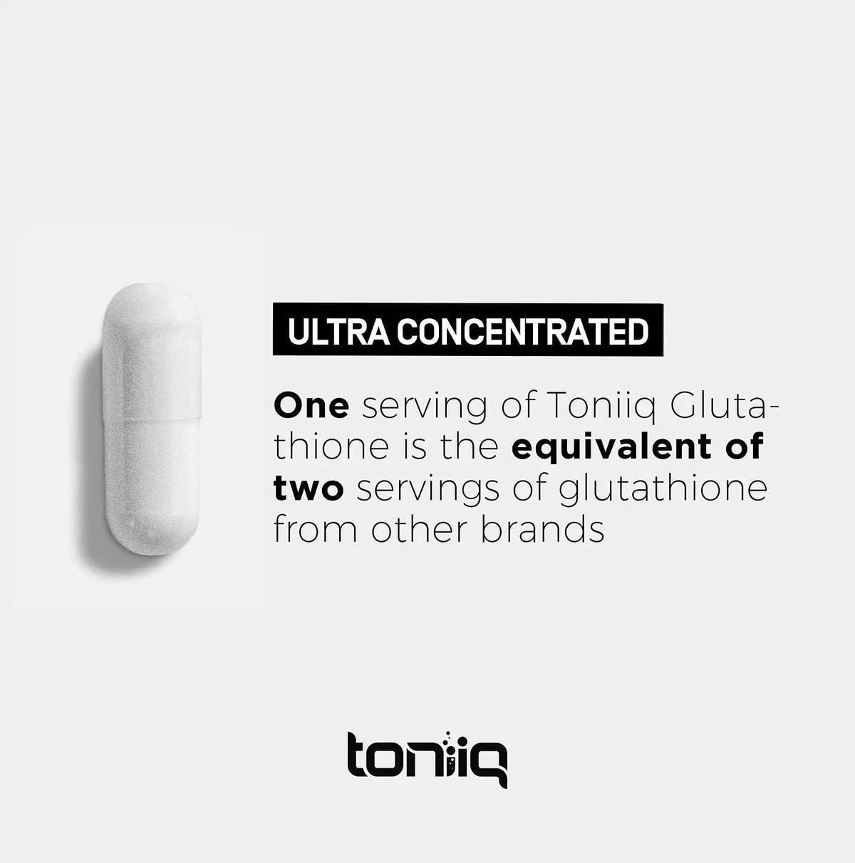 Toniiq Ultra High Strength Glutathione Capsules - 1000mg Concentrated Formula - 98%+ Highly Purified and Bioavailable - Non-GMO Fermentation - 240 Capsules Reduced Glutathione Supplement - Maple Wellness Supplements