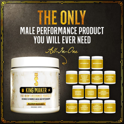 Top Shelf Grind King Maker, 13-in-1 Anabolic Supplement for Men to Increase Stamina - Maple Wellness Supplements
