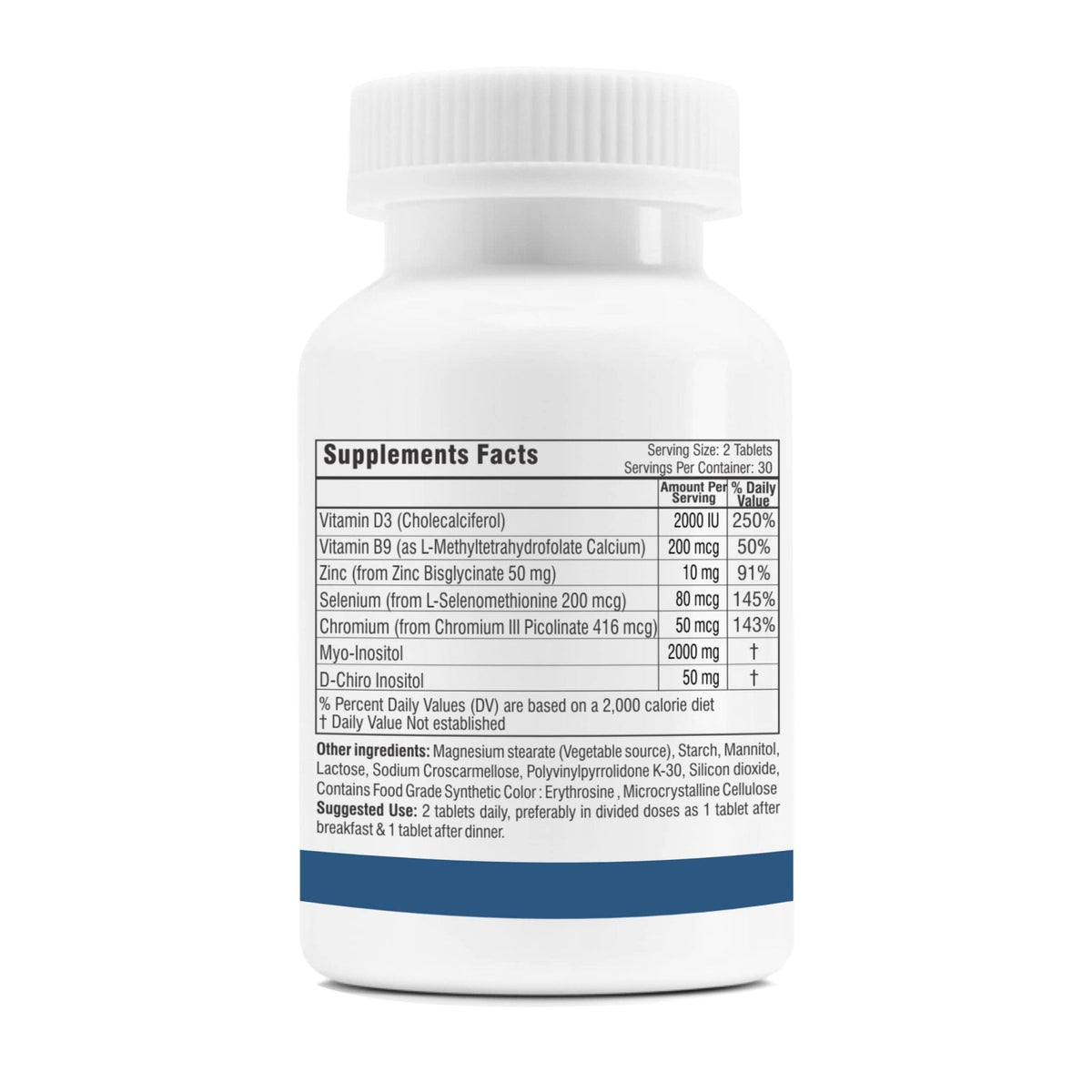 Trexgenics SYNERGISTIC & ADVANCED PCOS Support Myo-Inositol 1000 mg, D-Chiro - Maple Wellness Supplements