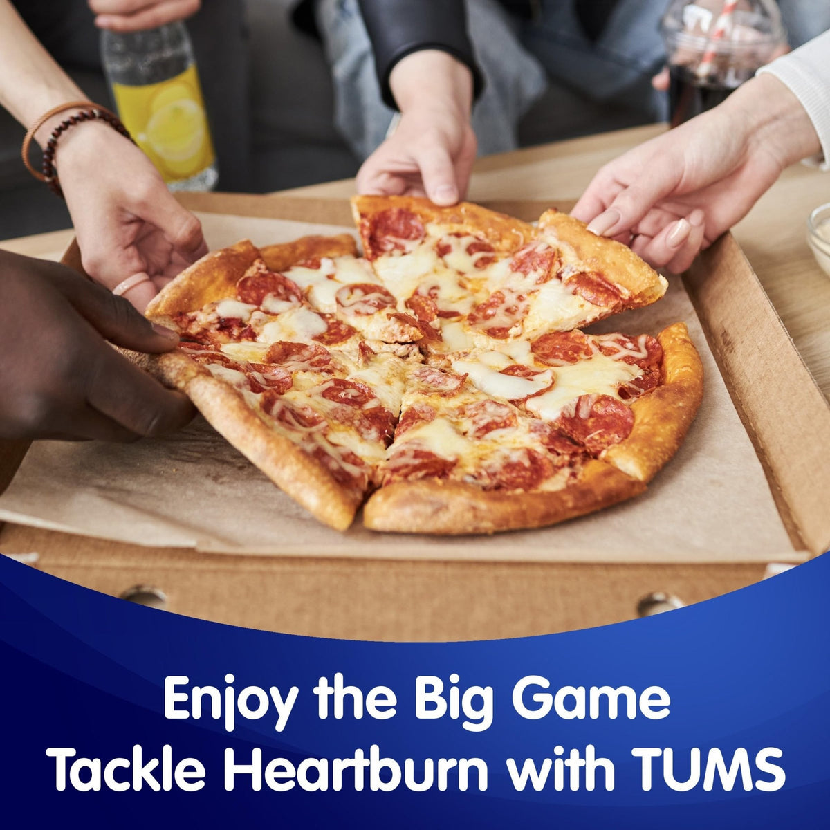 TUMS Naturals Ultra Strength Antacid Chews for Heartburn Relief, Great for a Summer BBQ - Black Cherry & Watermelon - 190 Count - Maple Wellness Supplements