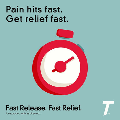 Tylenol Extra Strength Acetaminophen Rapid Release Gels, Fast, Strong Pain Relief, Fever Reducer Medicine, 500 mg Gelcaps with Laser‑Drilled Holes for Fast Release, Value Size, 225 Count - Maple Wellness Supplements