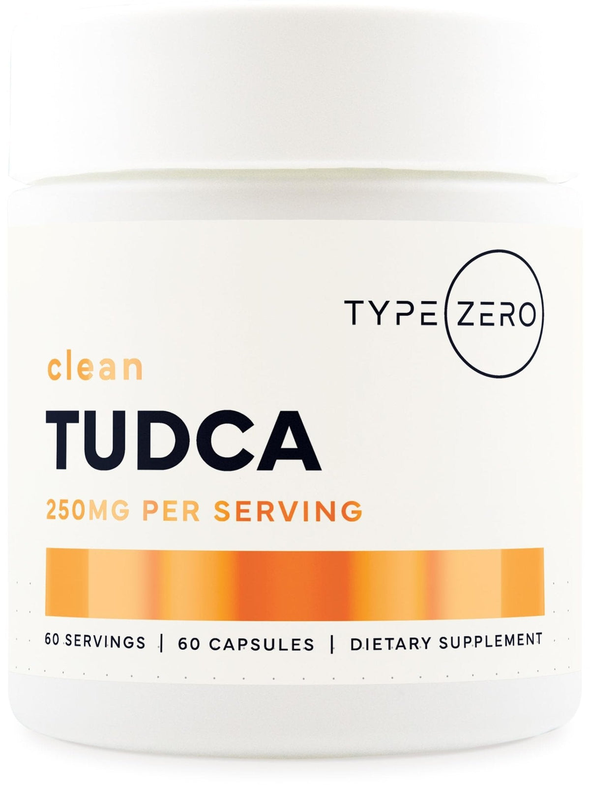 Type Zero Clean TUDCA Capsules 250mg - Pure Tauroursodeoxycholic Acid Supplement - Bile Salt Derivative - 60 Capsules, 60 Servings - Maple Wellness Supplements