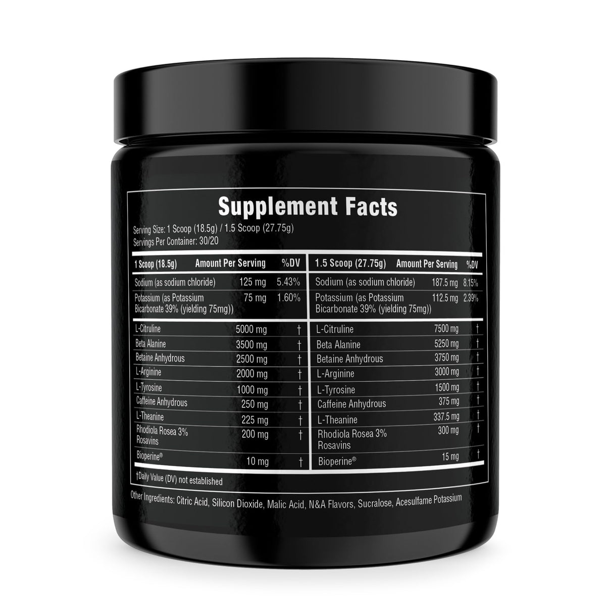 Uncaged Extreme Pre-Workout Powder - Extreme Energy, Focus, Nitric Oxide & Muscle - Maple Wellness Supplements