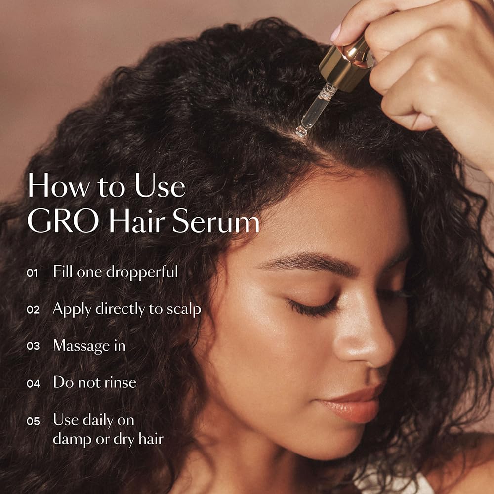 Vegamour GRO and Shine Kit Includes GRO Hair Serum & HYDR-8 Weightless Repair Oil for Fine or Thinning Hair - Maple Wellness Supplements