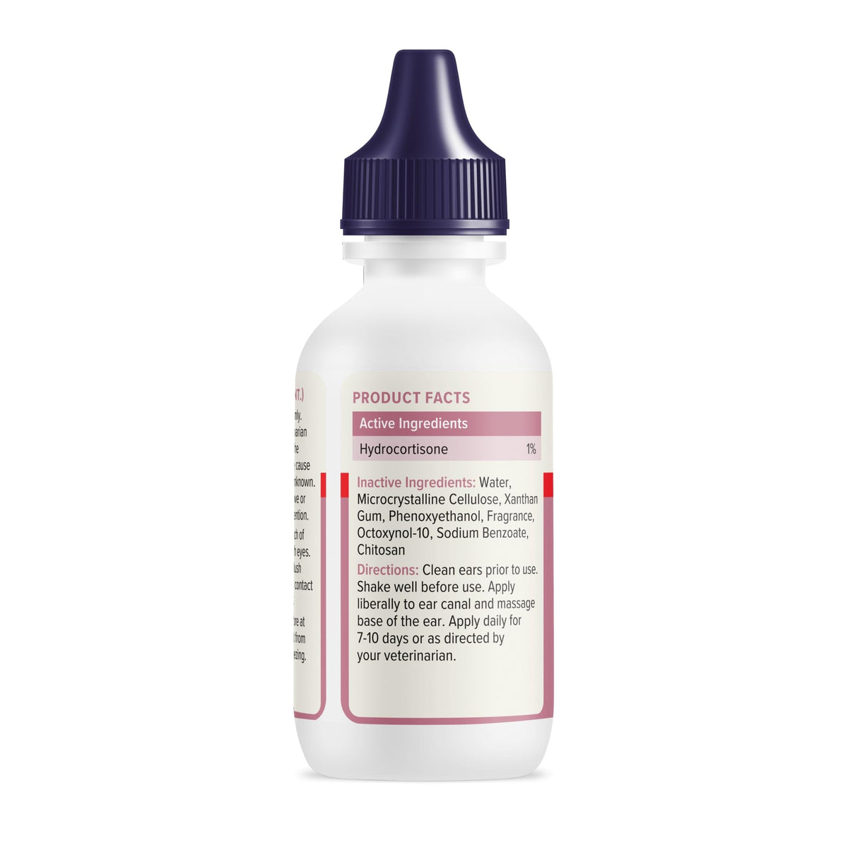 Vetnique Oticbliss Cat & Dog Ear Infection Treatment | Dog Ear Allergy Relief Drops, MicroSilver Yeast Infection Treatment for Dogs, Hydrocortisone for Itching, Redness Swelling (Ear Allergy Drops) - Maple Wellness Supplements