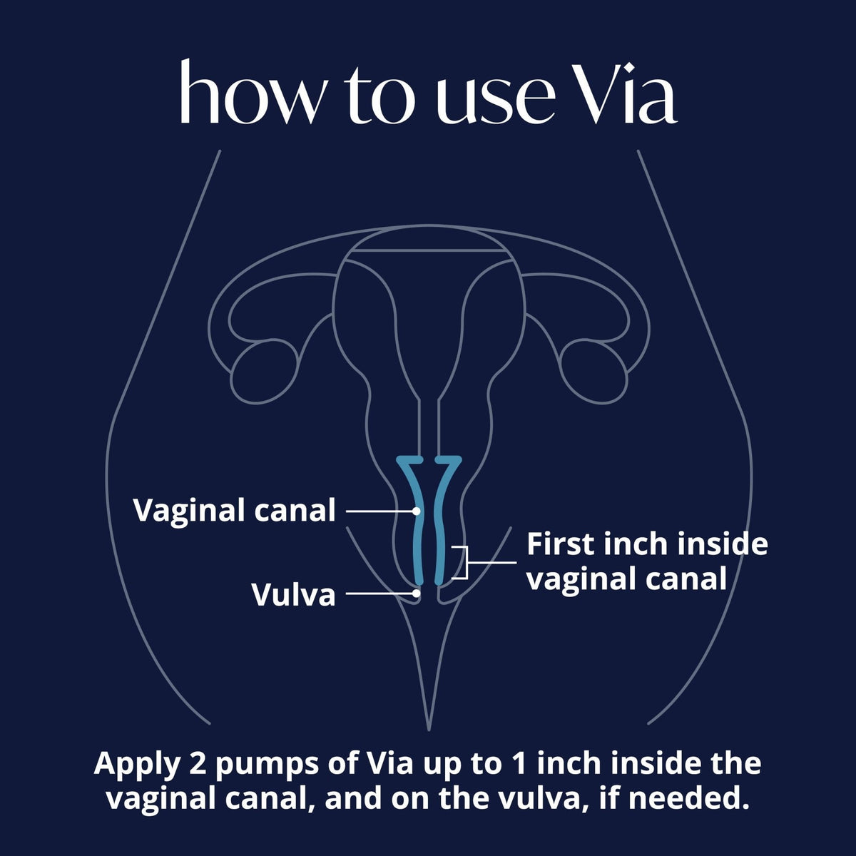 Via by Solv Wellness Vaginal Moisturizer Cream for Women, Non-Hormonal, Water-Based, Made with Hyaluronic Acid, Vitamins, Peptides, Jojoba Oil, 30 ml - Maple Wellness Supplements