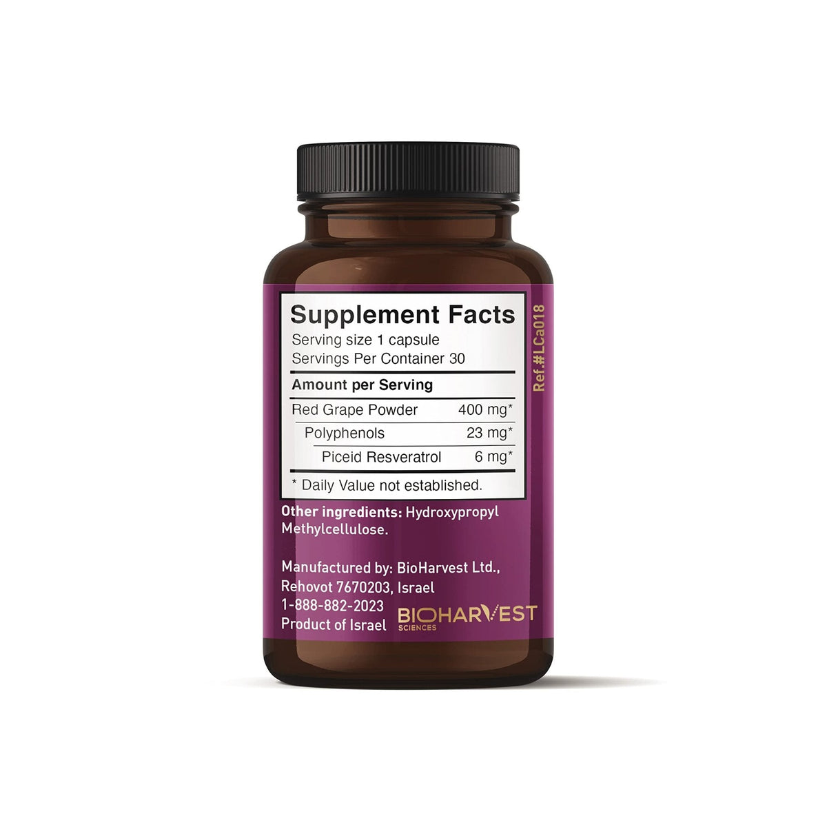 VINIA Piceid Resveratrol Supplement Capsules. Increases Blood Flow and Nitric Oxide. Blood Pressure and Heart Health Support - Maple Wellness Supplements