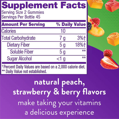 Vitafusion Fiber Well Sugar Free Fiber Supplement & Womens Multivitamin Gummies - Maple Wellness Supplements