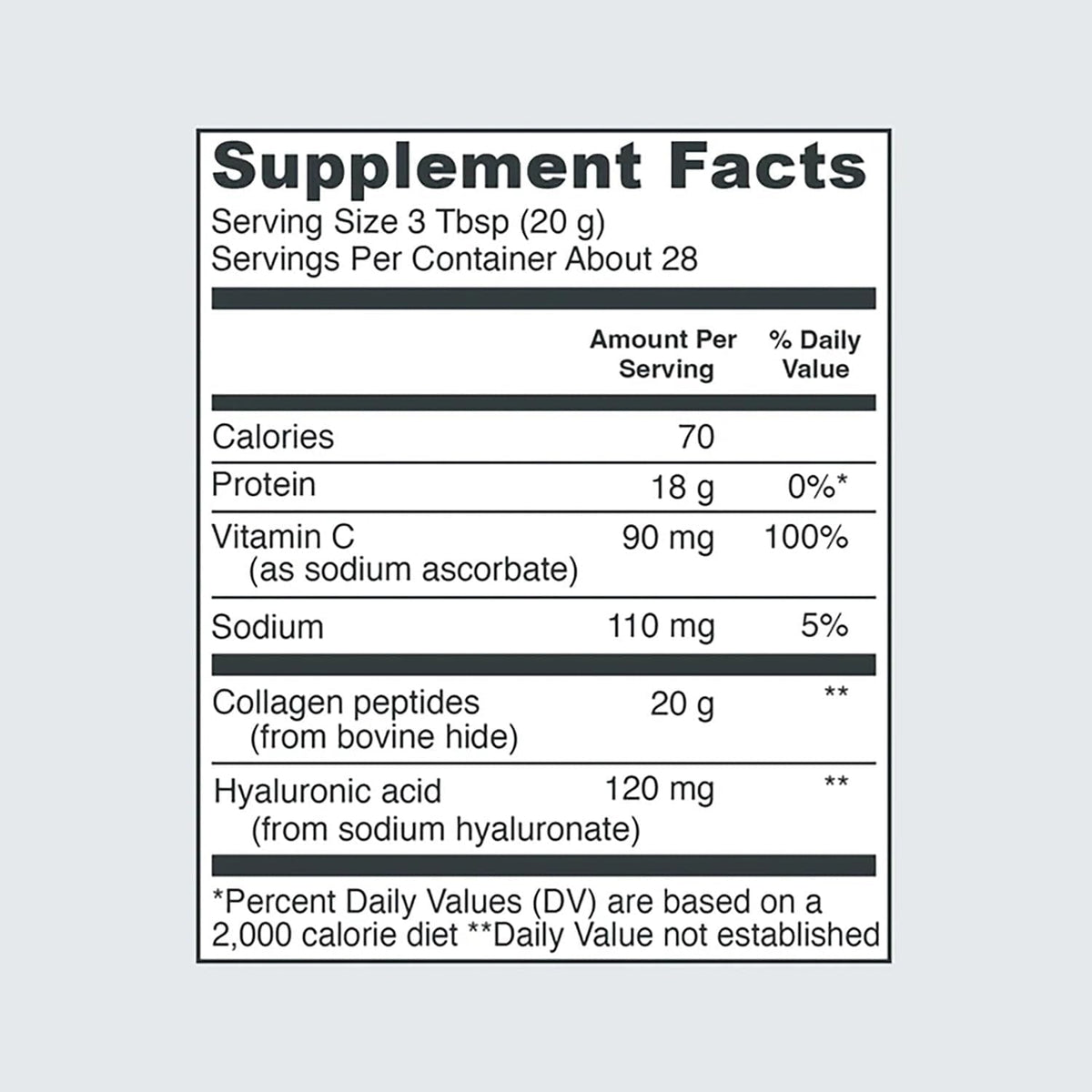 Vital Proteins Collagen Powder Supplement Hydrolyzed Peptides with Hyaluronic Acid - Maple Wellness Supplements