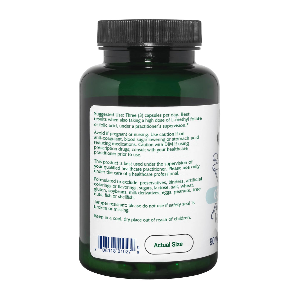 Vitanica CCDG Blend, Immune Support, DIM Supplement 200mg, Turkey Tail Mushroom, Turmeric, Green Tea, Vegan, 90 Capsules - Maple Wellness Supplements