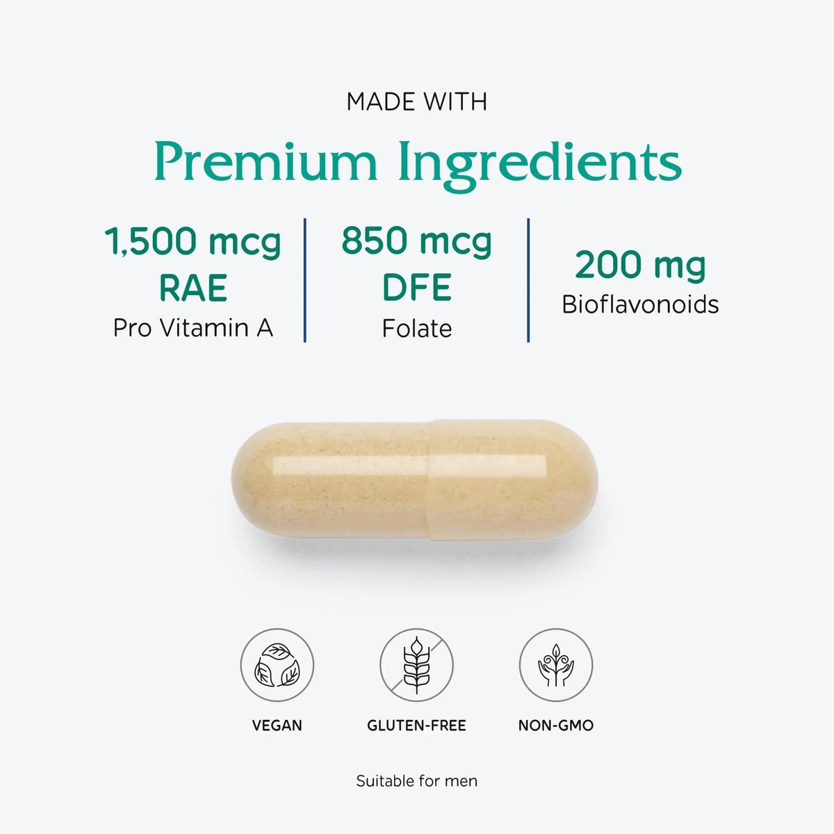 Vitanica Women's Symmetry, High Potency Daily Multivitamin, Vegan/Vegetarian, 180 Capsules - Maple Wellness Supplements