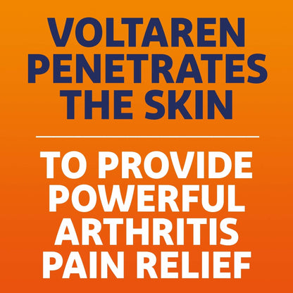 Voltaren Arthritis Pain Gel for Powerful Topical Arthritis Pain Relief with Diclofenac, No Prescription Needed - 1.7 oz/50 g Tube - Maple Wellness Supplements